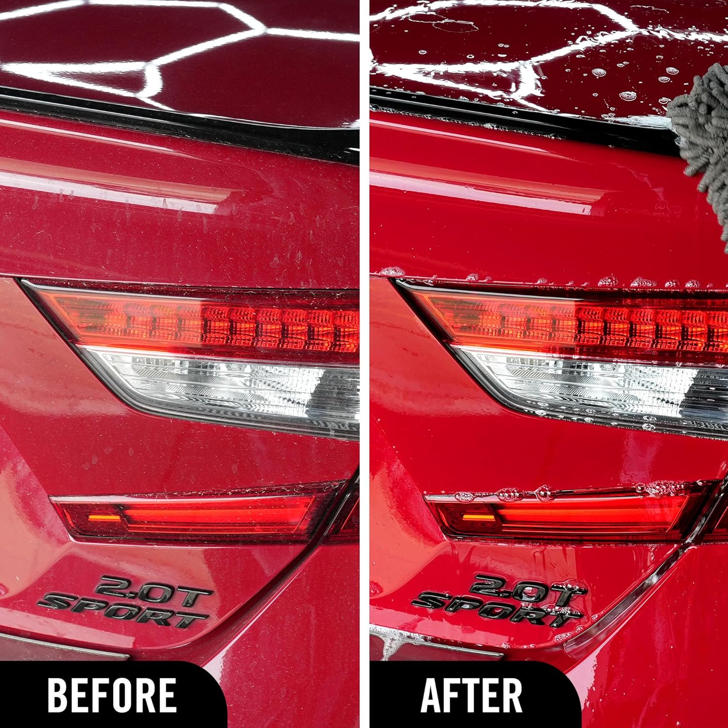 Turtle Wax Hybrid Solutions Ceramic Car Wash and Wax, Gentle pH Neutral Car Cleaner with Extreme Water Beading Paint Protection, High Gloss Spot-Free, Car Wax Shine, Fruity Scent, 48 oz (Pack of 1)