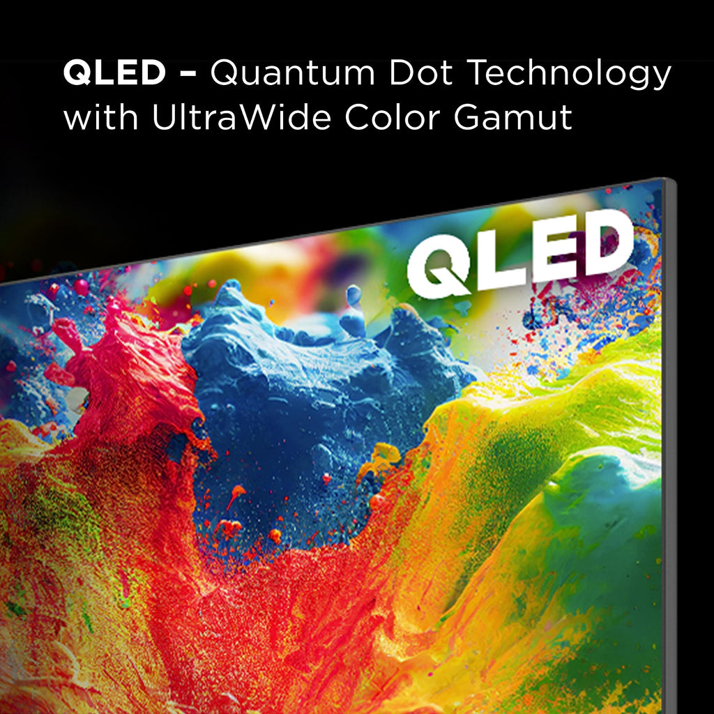 TCL 55-Inch Q6 QLED 4K Smart TV with Fire TV (55Q650F, 2023 Model) Dolby Vision, Dolby Atmos, HDR Pro+, Alexa Built-in with Voice Remote, Streaming UHD Television