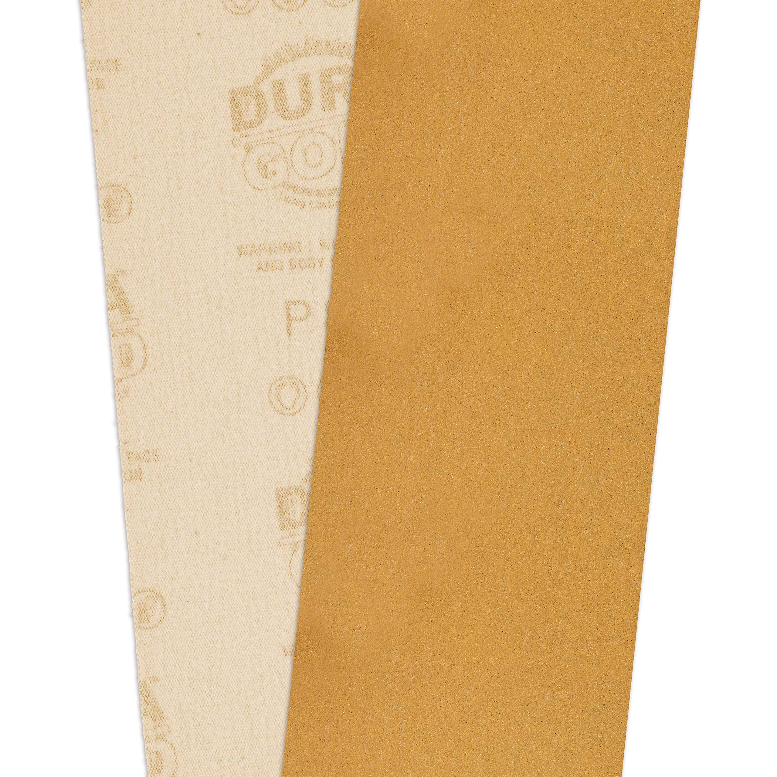Dura-Gold Premium - 40 Grit Gold - Hook & Loop Backing Longboard Continuous Sandpaper Roll, 2-3/4" Wide, 12 Yards Long - For Automotive & Woodworking Air File Long Board Sanders, Hand Sanding Blocks