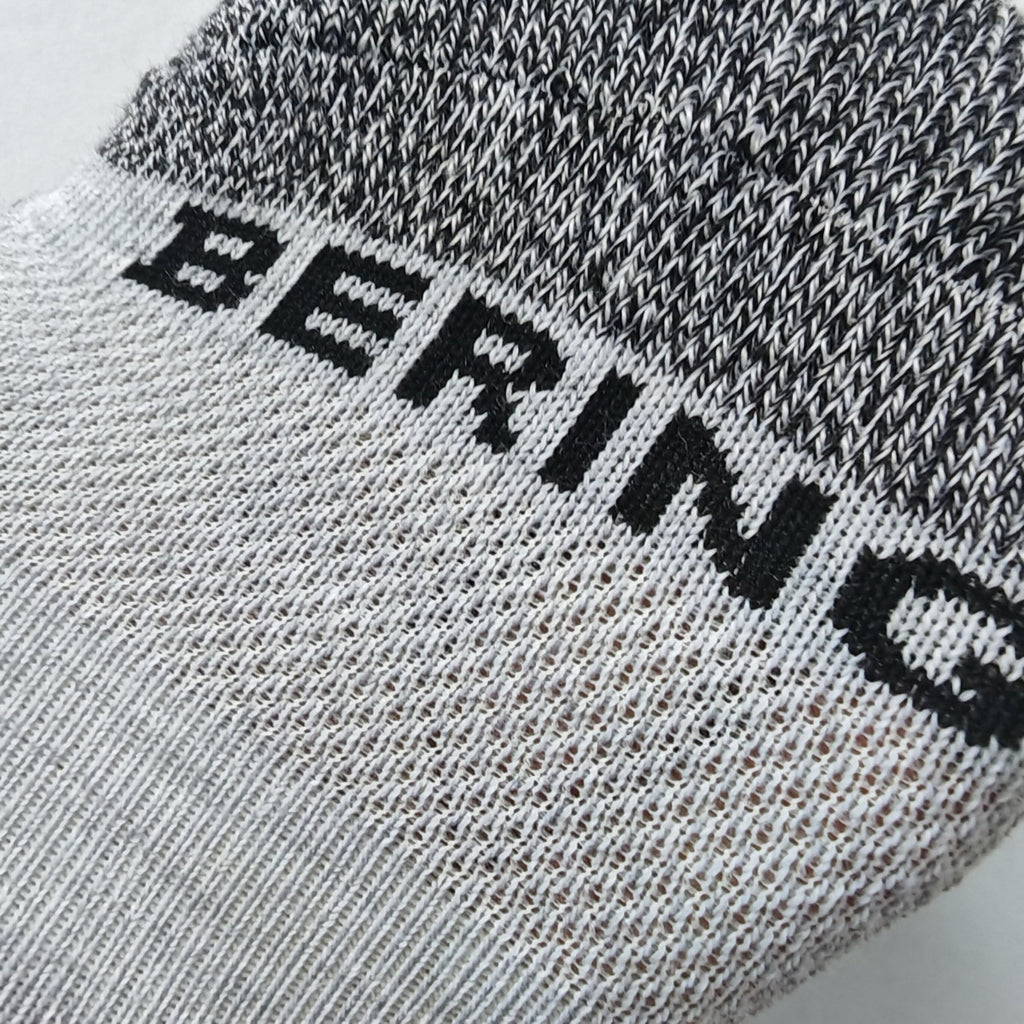BERING Kids' Athletic Cushion Ankle Socks 6 Pairs Low Cut Heel Tab for Youth Big Boys Girls