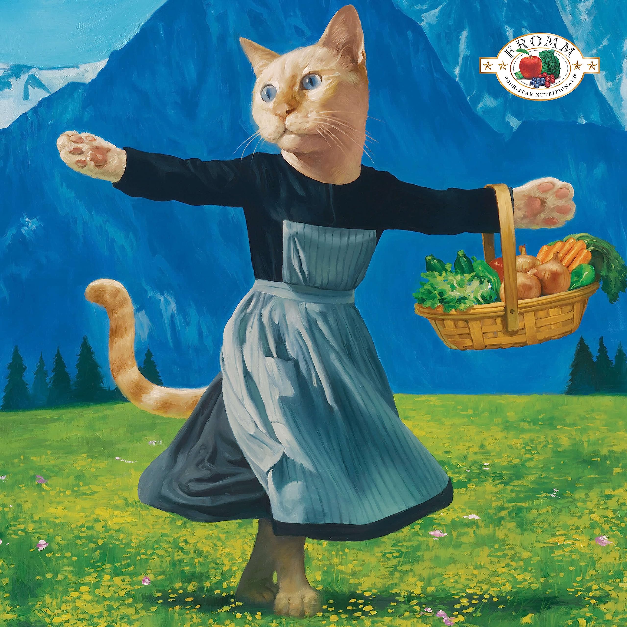 Fromm Four-Star Nutritionals Beef Livattini Veg Cat Food - Premium Dry Cat Food - Beef Recipe - 4 lb