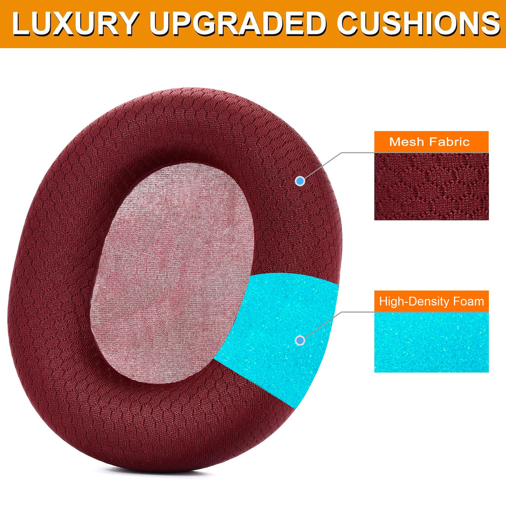Arctis 3/5 / 7/9 Replacement Black Fabric Ear Pads Cushion Compatible with SteelSeries Arctis 3 / Arctis 5 / Arctis 7 Arctis 9 / Arctis 1 / Arctis pro Lossless Wireless Gaming Headset Headphone
