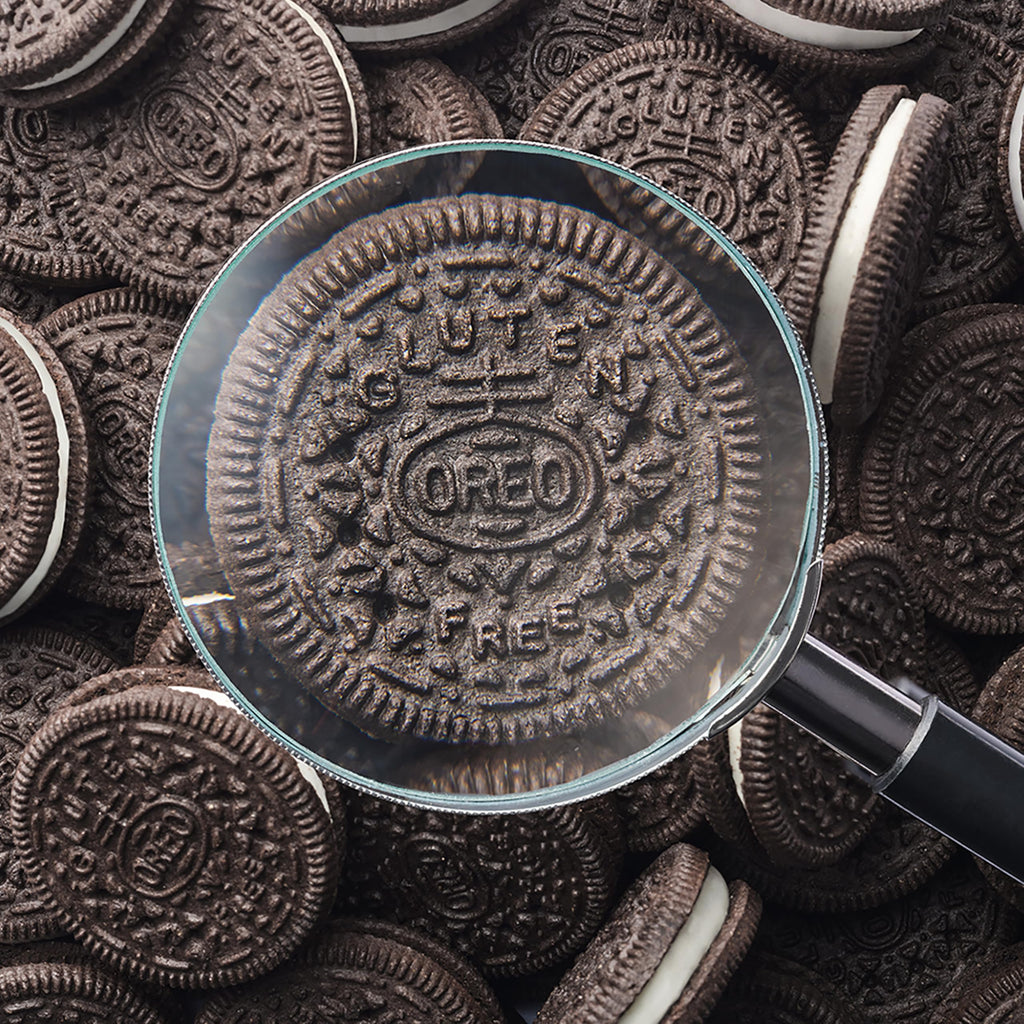 OREO Double Stuf Golden Sandwich Cookies, Family Size, 20 oz