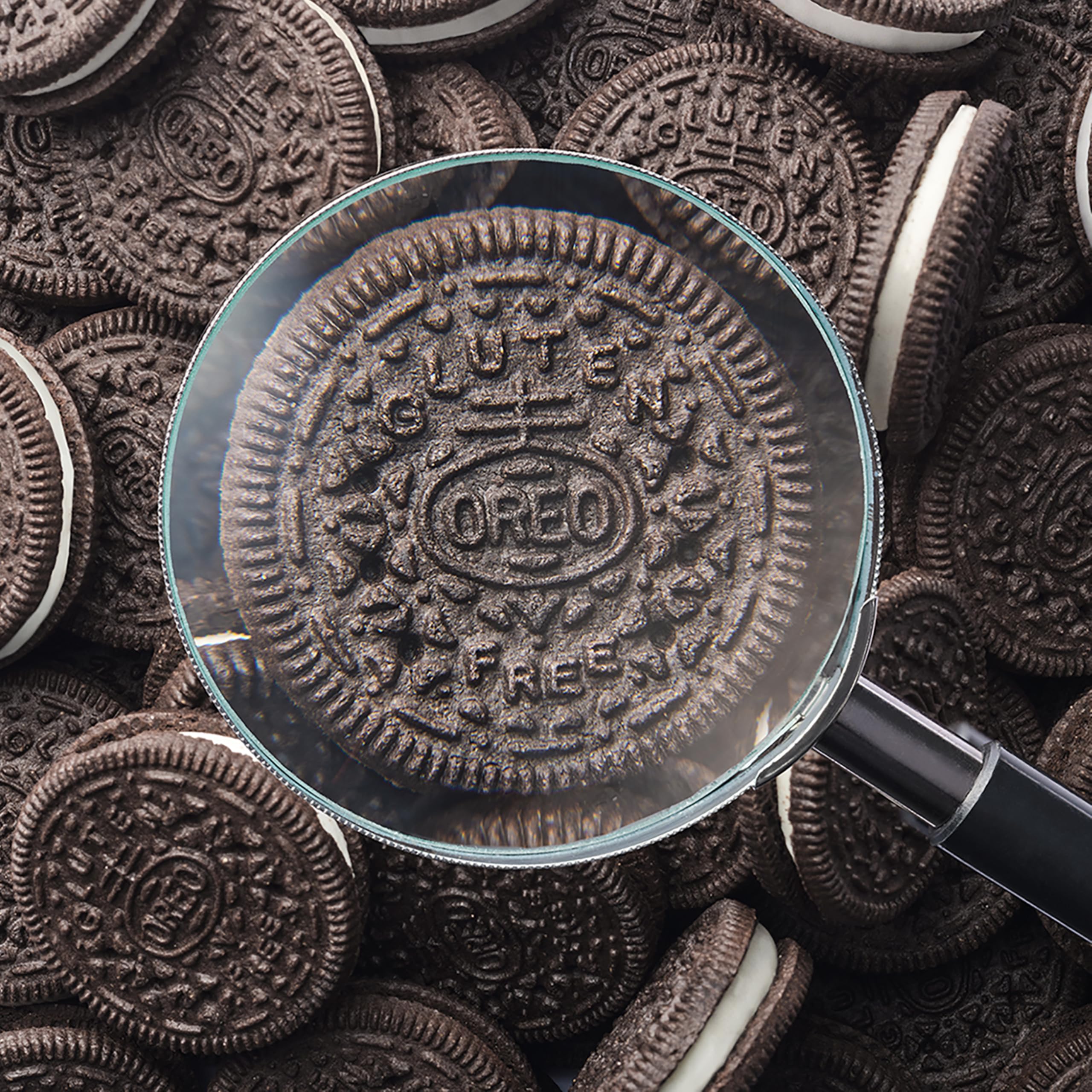 OREO Double Stuf Golden Sandwich Cookies, Family Size, 20 oz