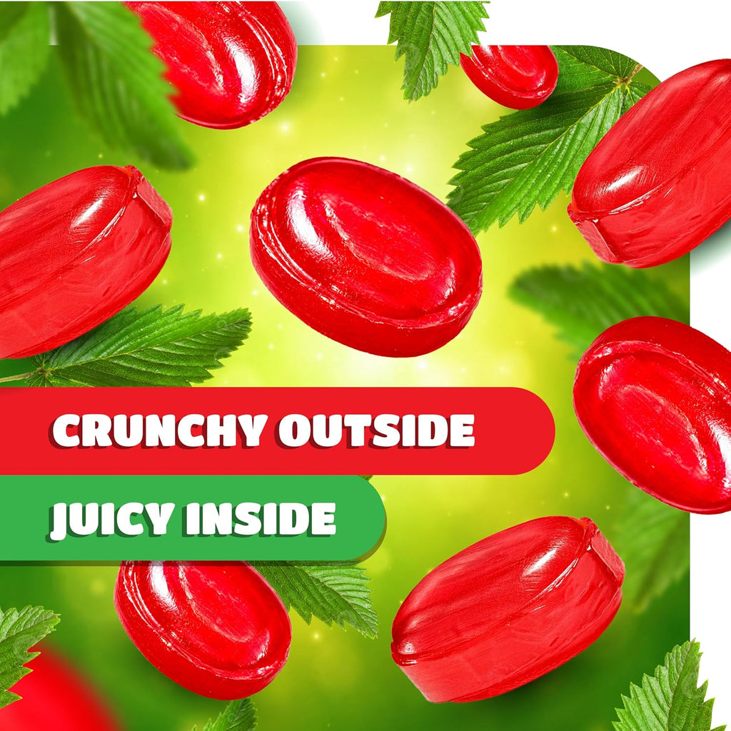 Arcor Strawberry Bon Bons Hard Candy - 2 Lb Pack | Filled Strawberry Candy, Nostalgic Candy, Individually Wrapped