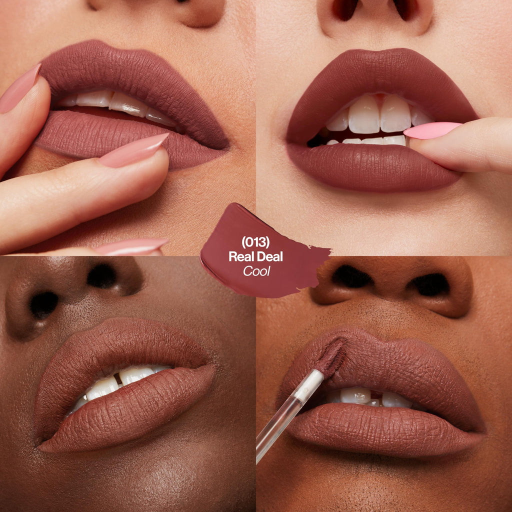 Revlon ColorStay Limitless Matte Liquid Lipstick, Vegan Formula, No-Budge, Longwear Lip Color, Long Lasting, Lightweight/Comfortable, Waterproof, 001 Beauty Sleep, 0.17 fl oz