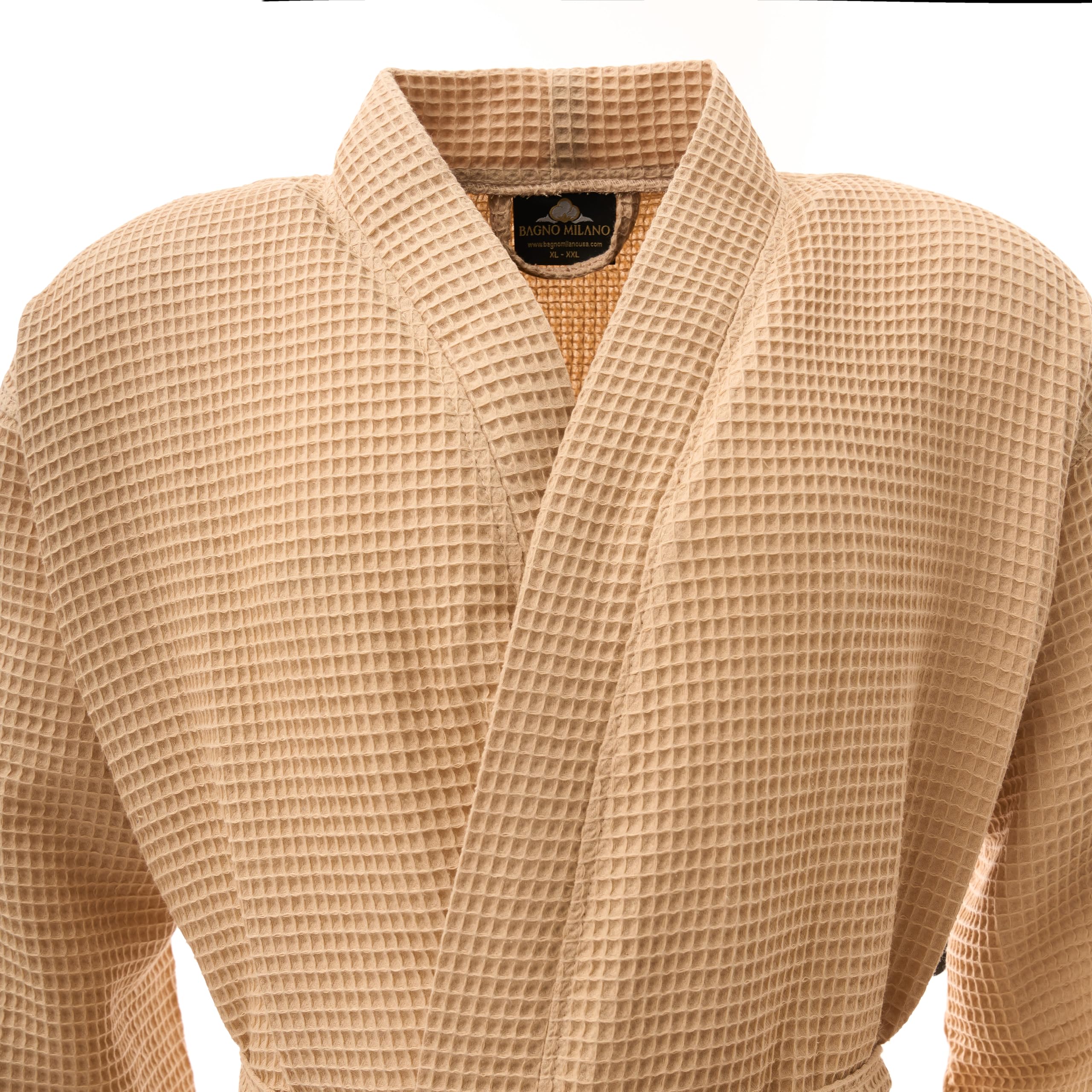 BAGNO MILANO Mens Robes, Waffle Robes For Men, Turkish Cotton Mens Bathrobes