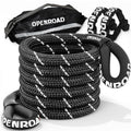 OPENROAD Kinetic Recovery Tow Rope, 4800 LBS (1in x 30ft with Soft Shackle) Extreme Duty 35% Elasticity Energy Offroad Snatch Strap, Vehicle Recovery Kit for Jeep Car Truck ATV UTV SUV