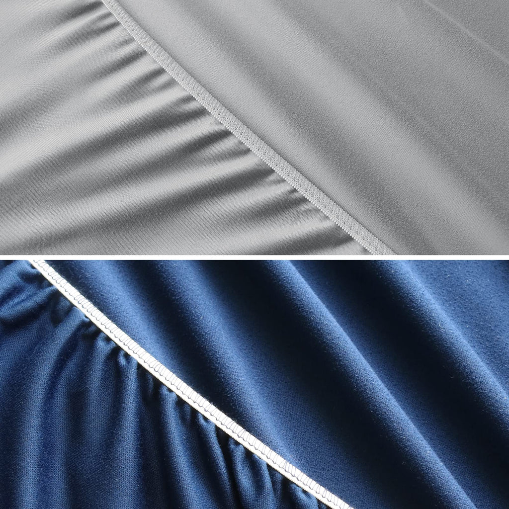 2 Pack Twin Mattress Protector Waterproof, Noiseless & Soft Coverage Mattress Fitted Sheet Twin with Deep Pocket up to 14", Super Breathable & Easy Wash Twin Size Mattress Protector