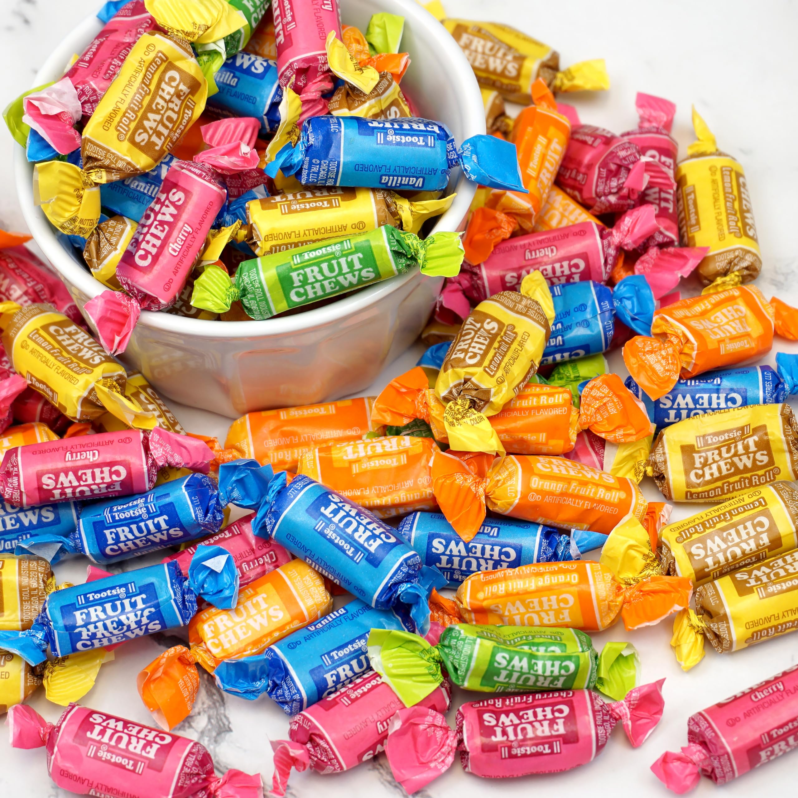 TootsieMidgees & Large Mix, 2lb Bulk Bag, Mini & Large Chocolate Bars, Individually Wrapped Bulk Candy, The Hampton Popcorn & Candy Company