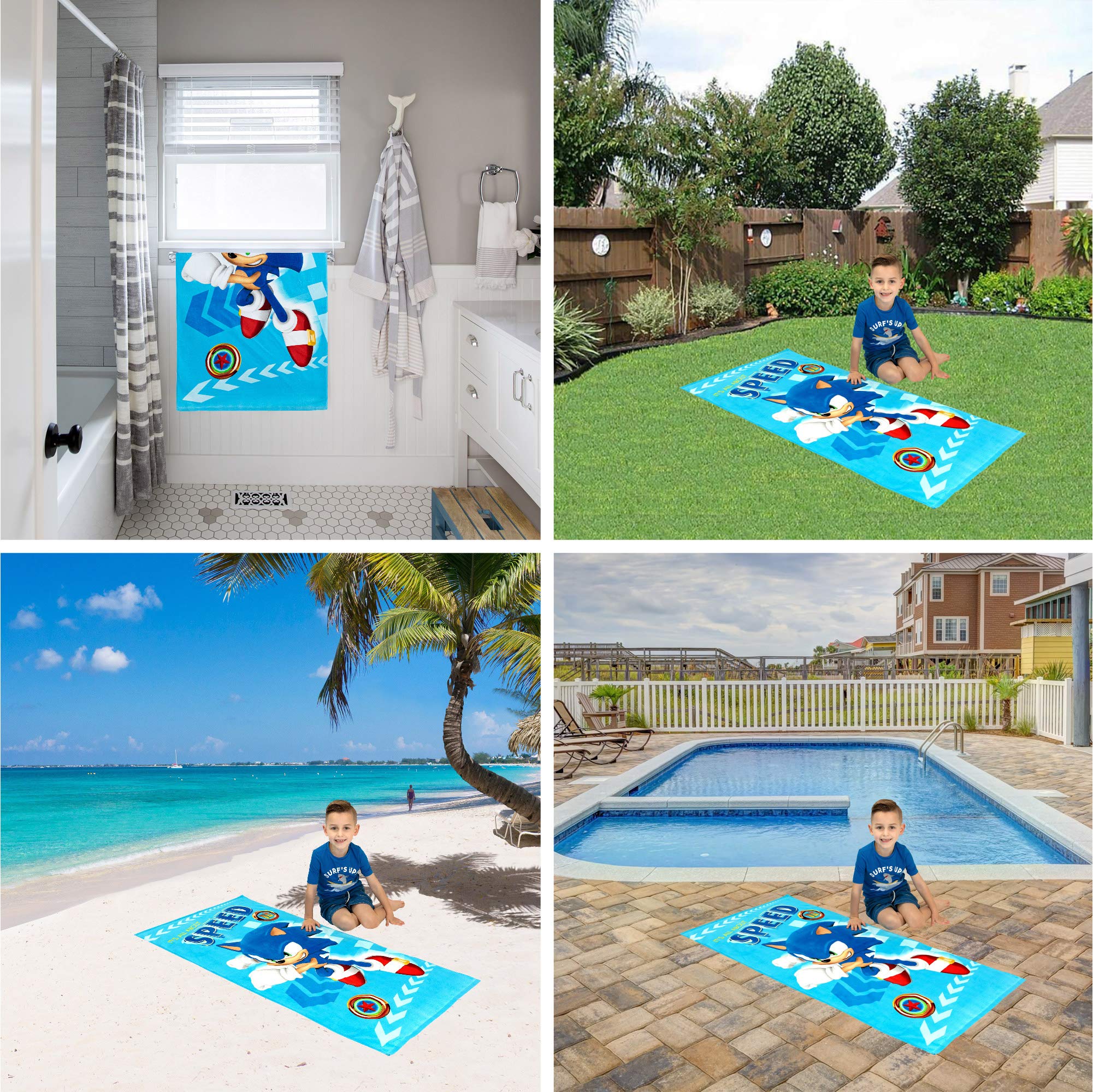Barney Classic Kids Super Soft Cotton Bath/Pool/Beach Towel, 58 in x 28 in, (Offical Licensed Product) By Franco