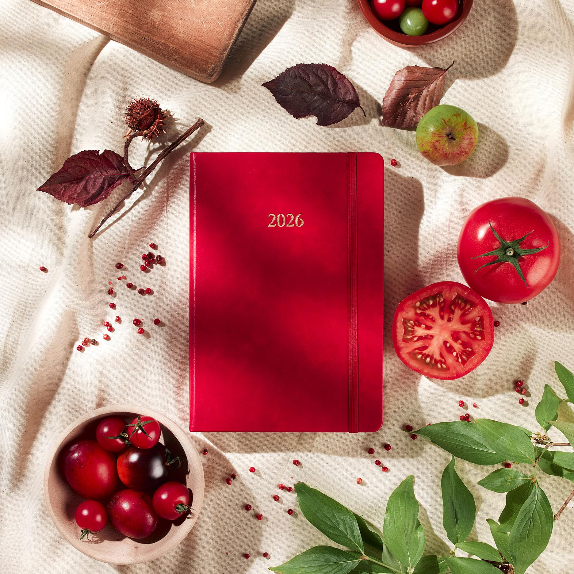 Wykeham's Executive 2026 Daily Journal Planner – US Public Holidays & Format – Customization Available (Brown, 6" x 4.5")