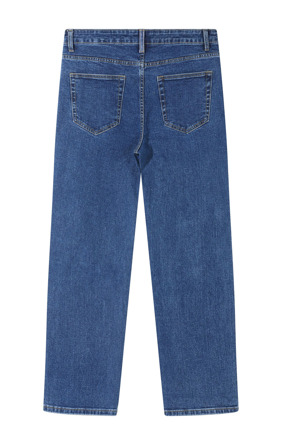 MZNBURAM Men's Stretch Regular Fit Straight-Leg Cotton Fashion Comfort Flex Waist Denim Pants Jeans