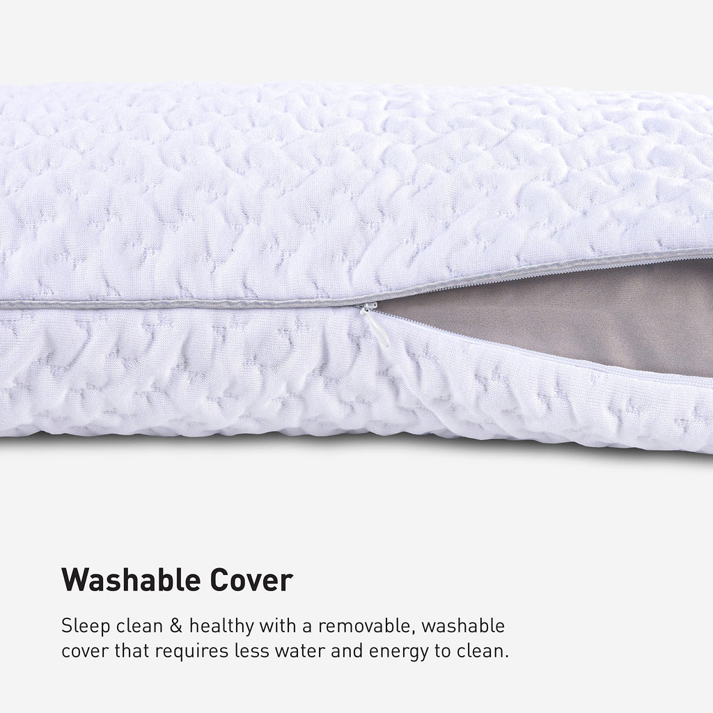 Bedgear Balance 1.0 Performance Pillow, Medium Support Bed Pillow for All Sleep Positions | Boost Blend Fill with Responsive Comfort & Air-X Mesh Ventilation | Washable Hypoallergenic Pillow