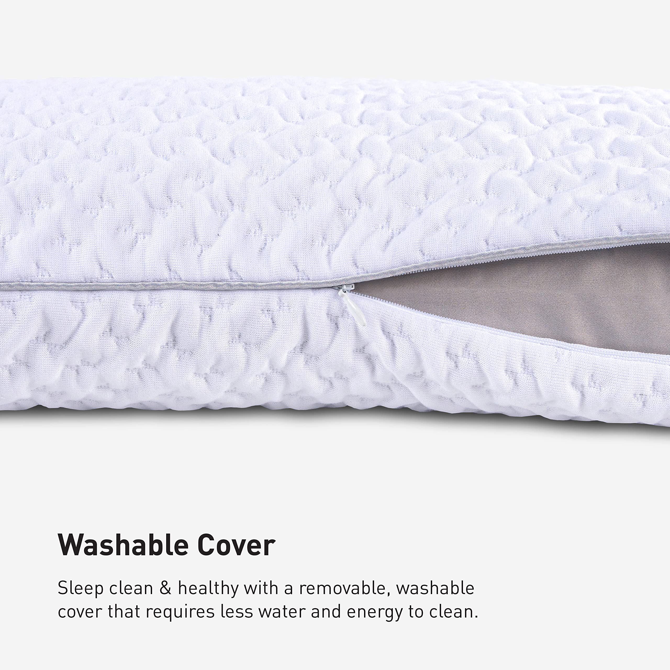 Bedgear Balance 1.0 Performance Pillow, Medium Support Bed Pillow for All Sleep Positions | Boost Blend Fill with Responsive Comfort & Air-X Mesh Ventilation | Washable Hypoallergenic Pillow