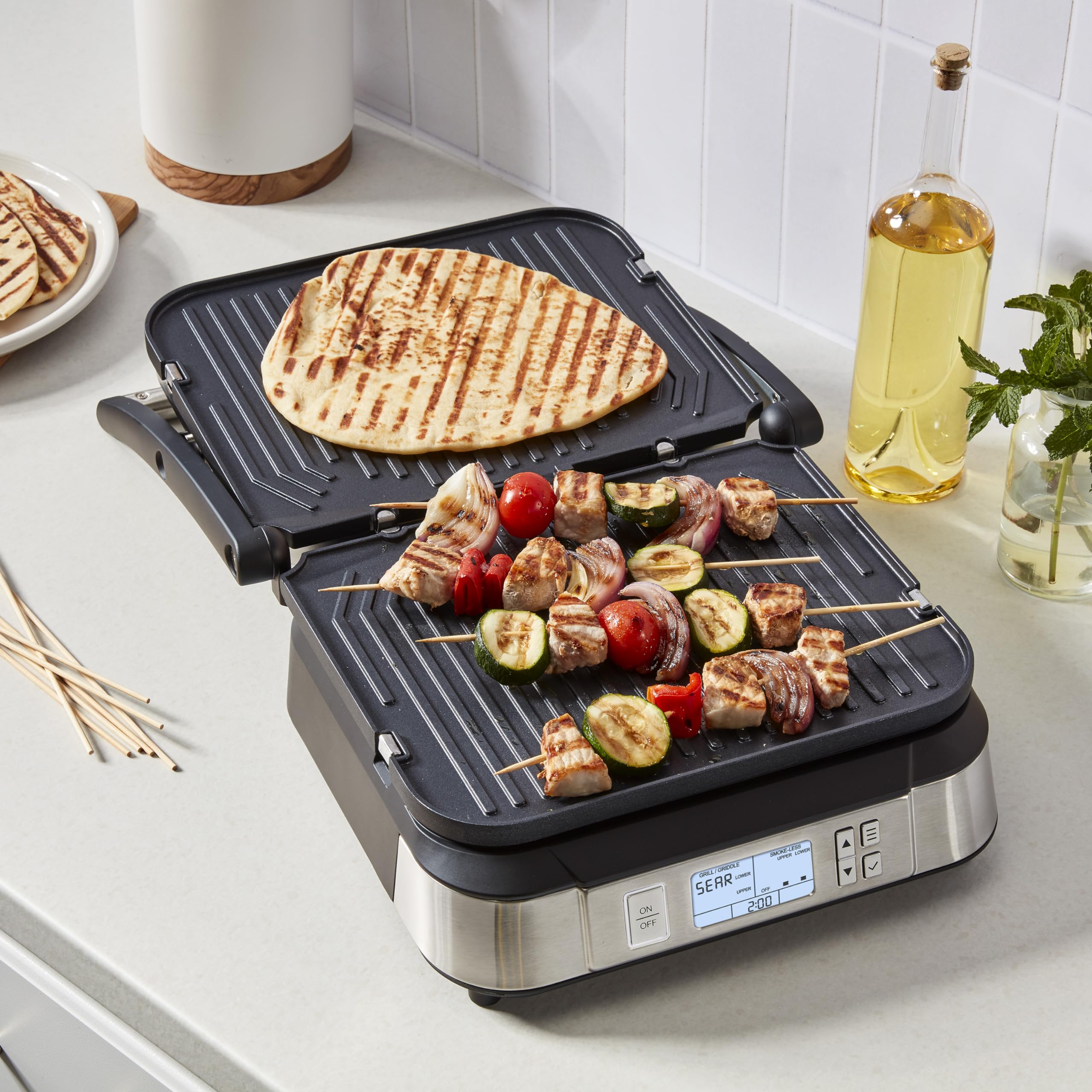 Cuisinart Griddler® with Smoke-Less Mode, GR-6SNAS