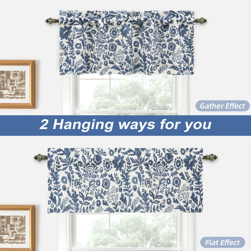DriftAway Julia Lined Valance Double Layer Thermal Insulated Room Darkening Blackout Valances 3 Inch Rod Pocket Window Valance for Bathroom Living Room 52 Inch by 18 Inch Blush