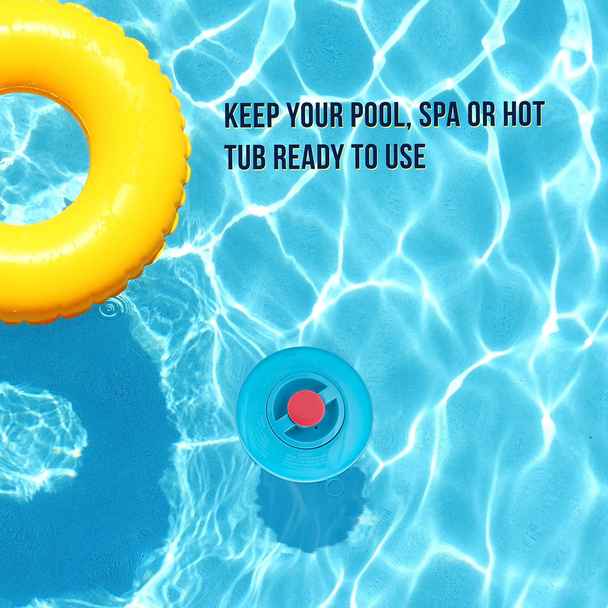 U.S. Pool Supply Pool Chlorine Floater, 3" Tablet Floating Dispenser