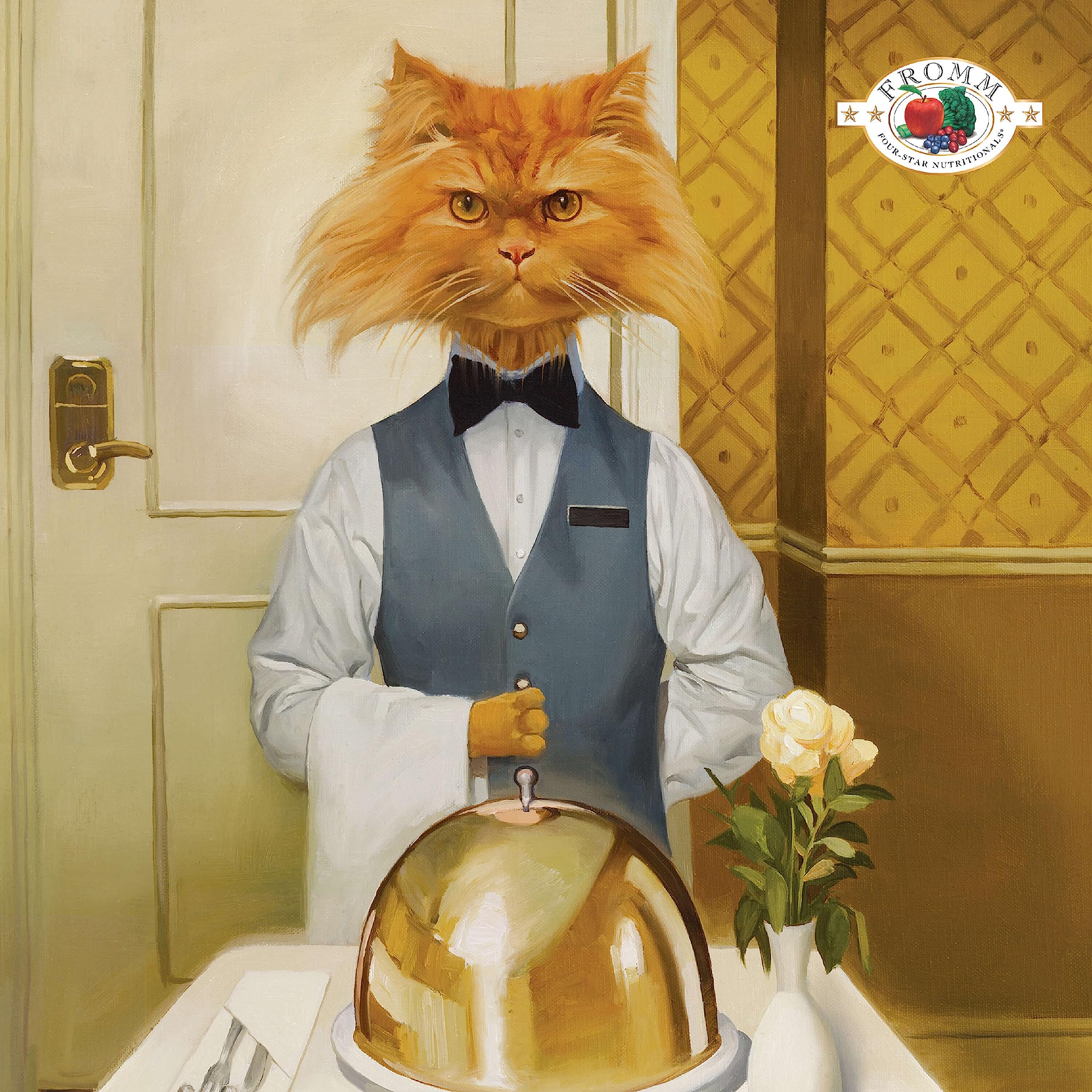 Fromm Four-Star Nutritionals Beef Livattini Veg Cat Food - Premium Dry Cat Food - Beef Recipe - 4 lb