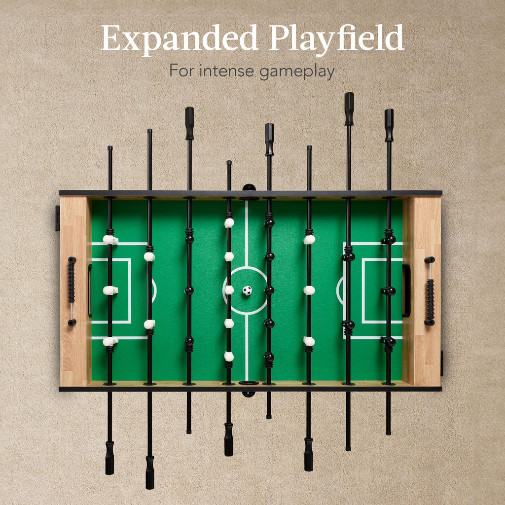 Best Choice Products Full Size 54 Inch Regulation Foosball Table for Home, Game Room - Includes 2 Balls, 2 Cup Holders