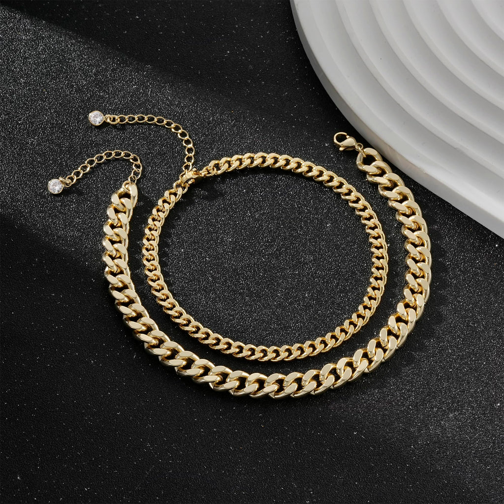 Freekiss Sterling Silver Ankle Bracelets for Women: Dainty Layered Waterproof Anklet for Women Adjustable Womens Anklet Set Stackable Figaro Beaded Cuban Link Anklets Beach Jewelry for Women