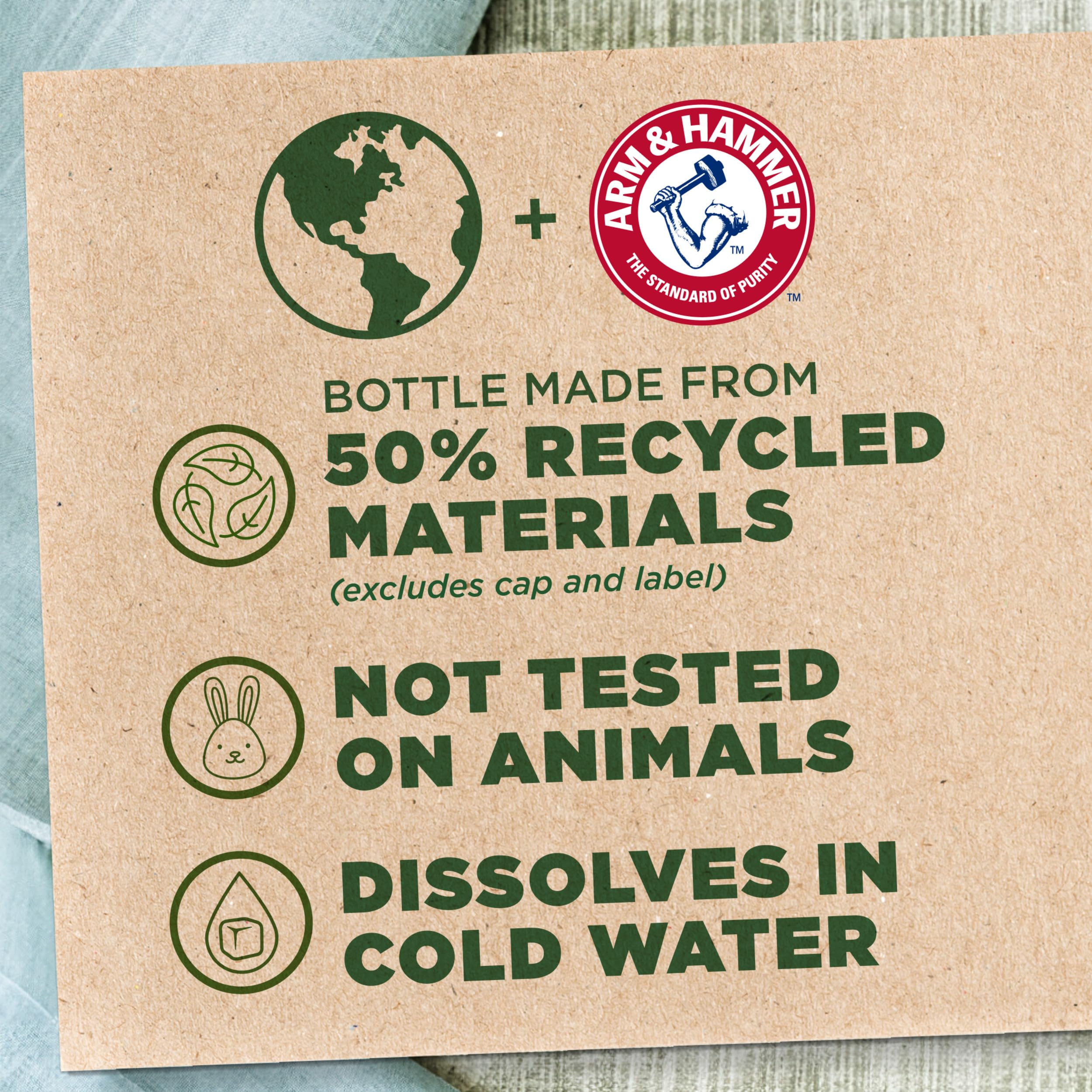 ARM & HAMMER Clean Scentsations In-Wash Scent Booster, Laundry Scent Booster Clean Meadow scent, 24 Oz