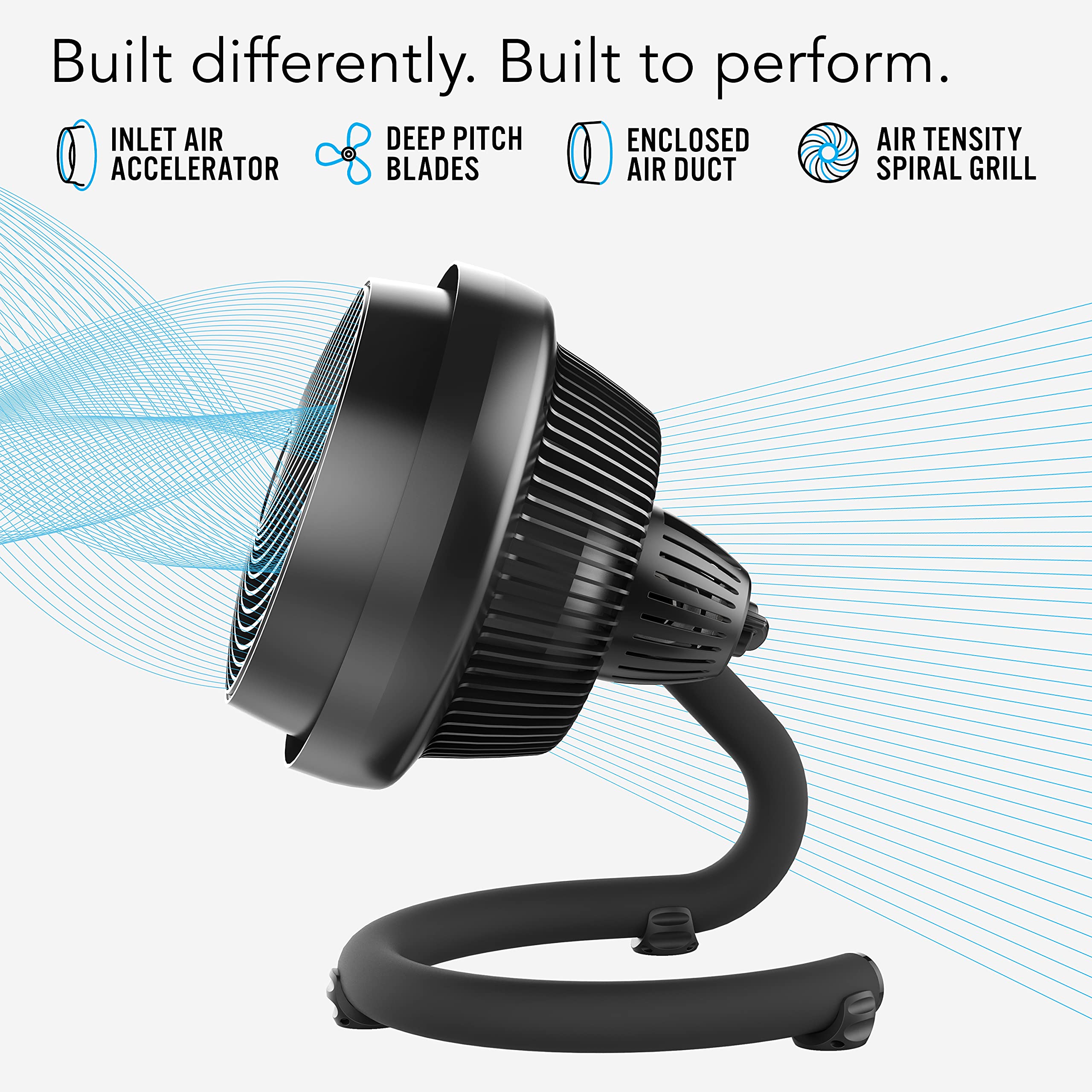 Vornado 623 Mid-Size Whole Room Air Circulator Fan, Black