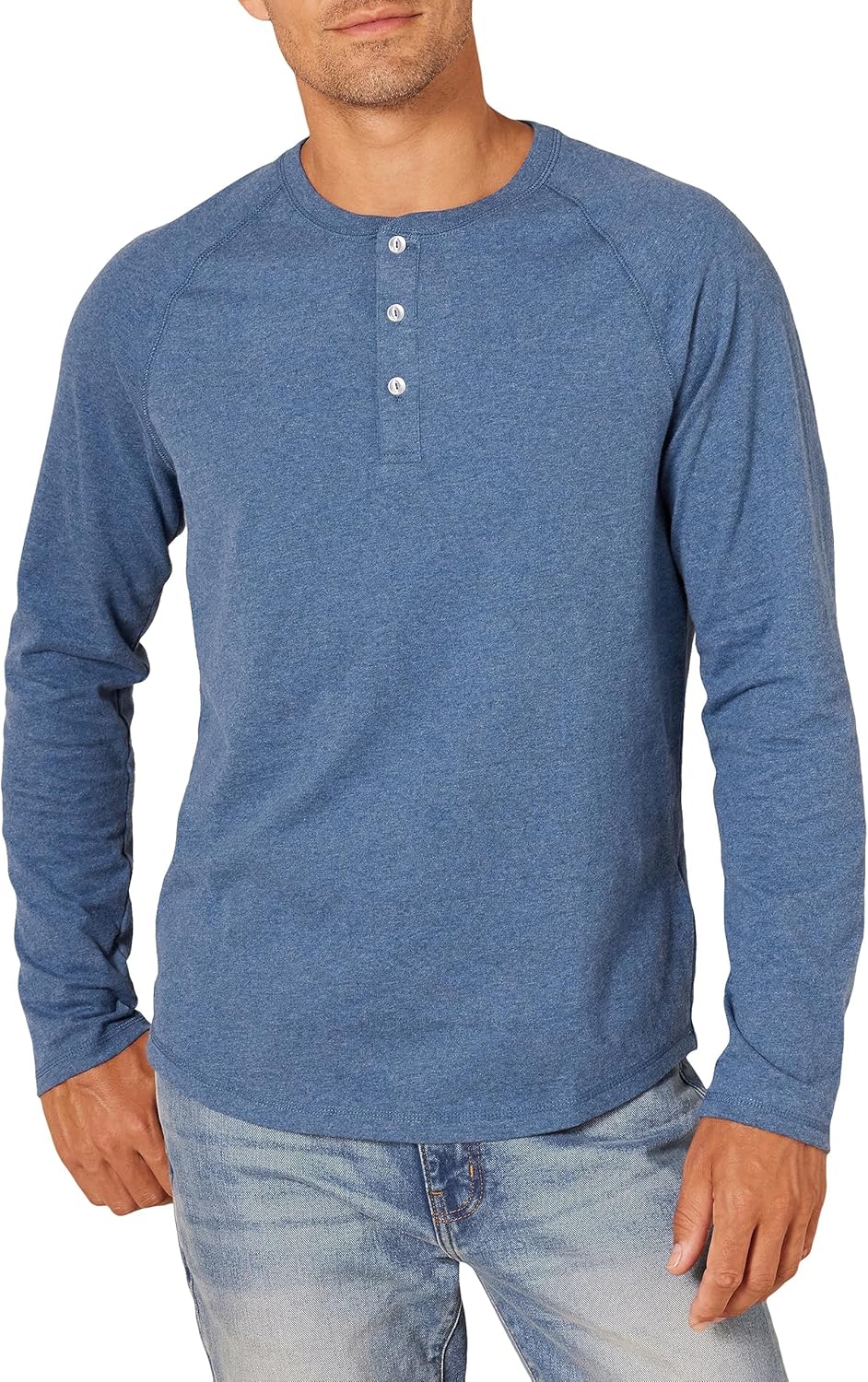 Amazon Essentials Men's Long-Sleeve Henley Shirt