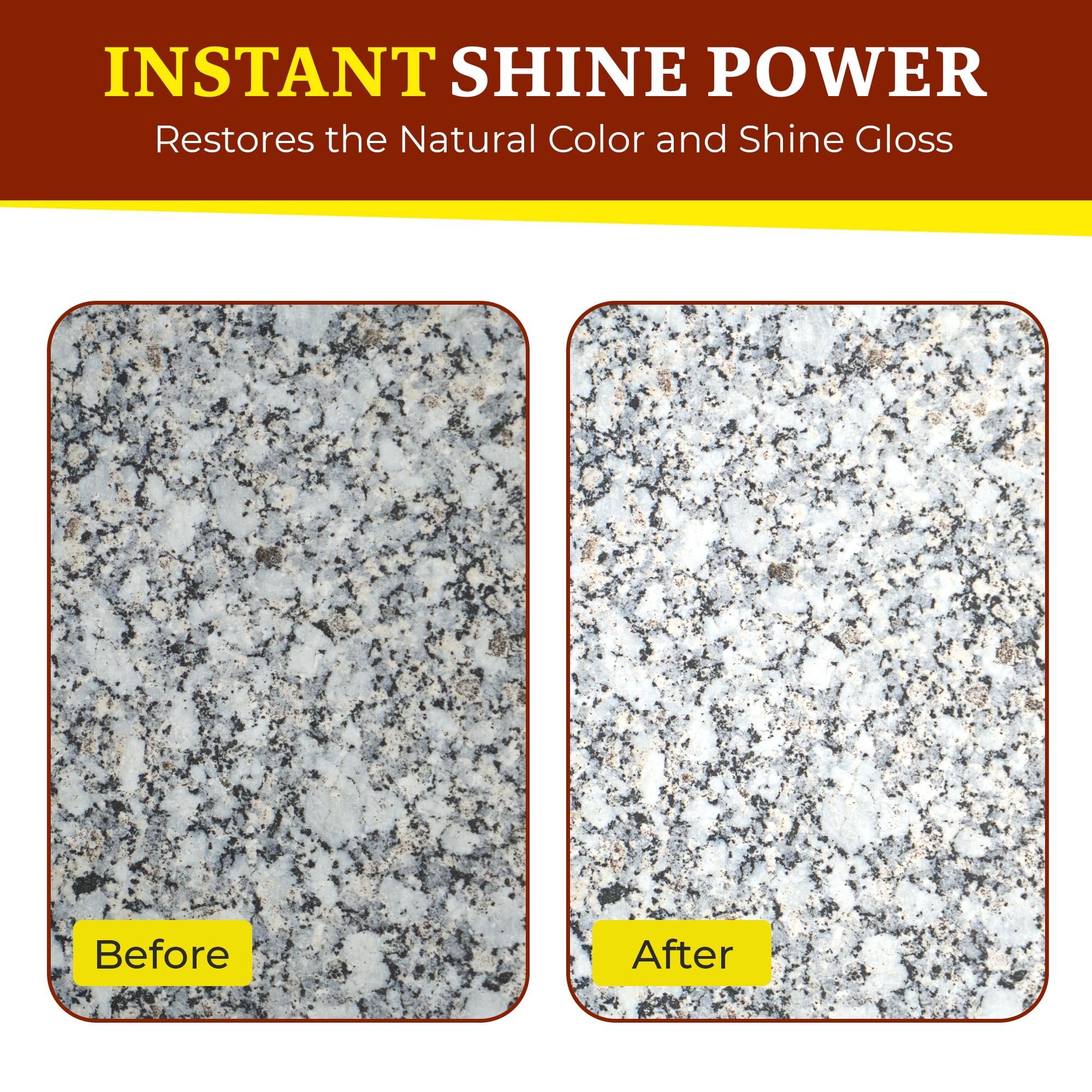 Rock Doctor Granite Polish Spray and Surface,18oz.Can Polish Tile, Marble, Kitchen Countertop, and Natural Stone Surfaces, Streak-Free Shine Pack of 1