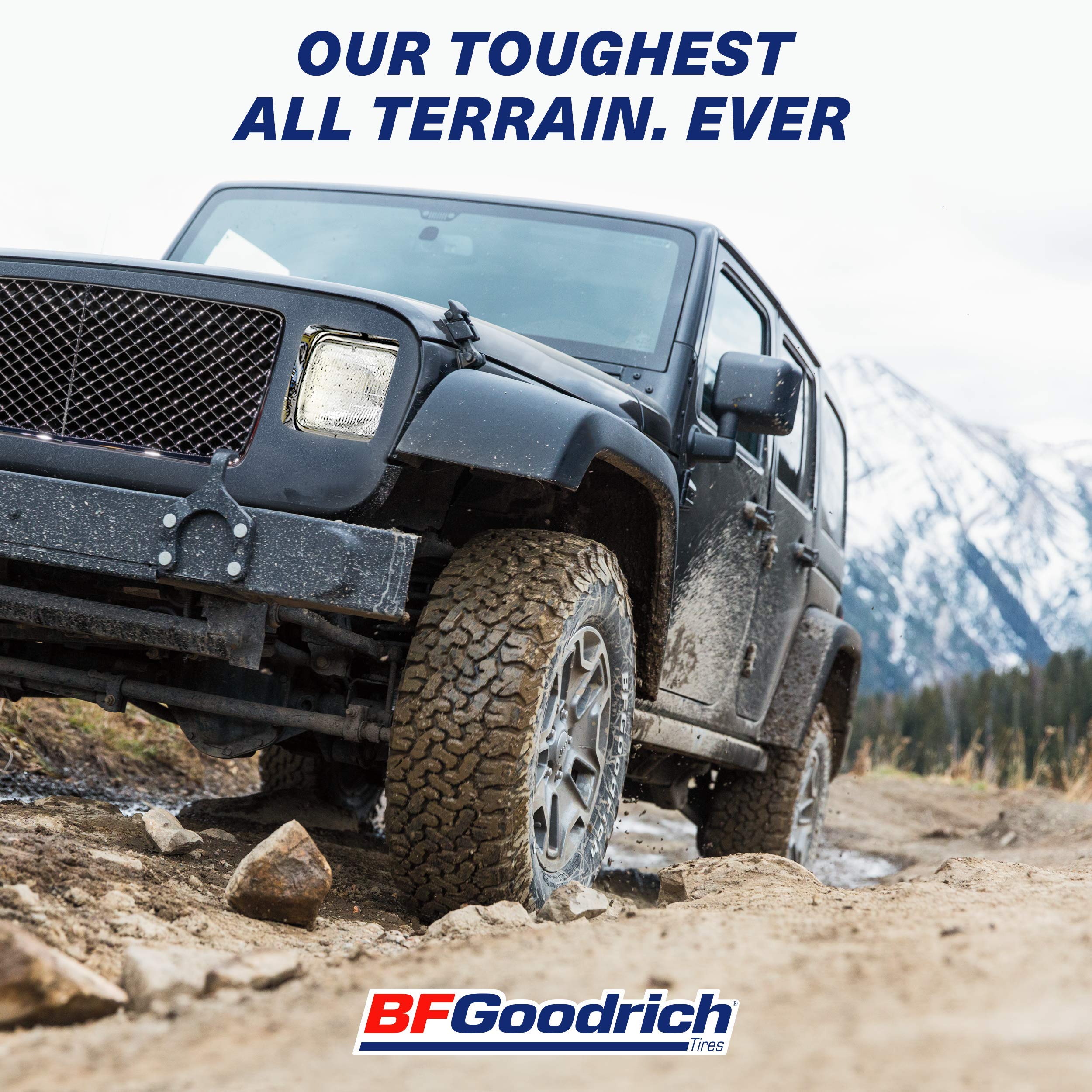 BFGoodrich All Terrain T/A KO2 Radial Car Tire for Light Trucks, SUVs, and Crossovers, LT215/65R16/D 103/100S
