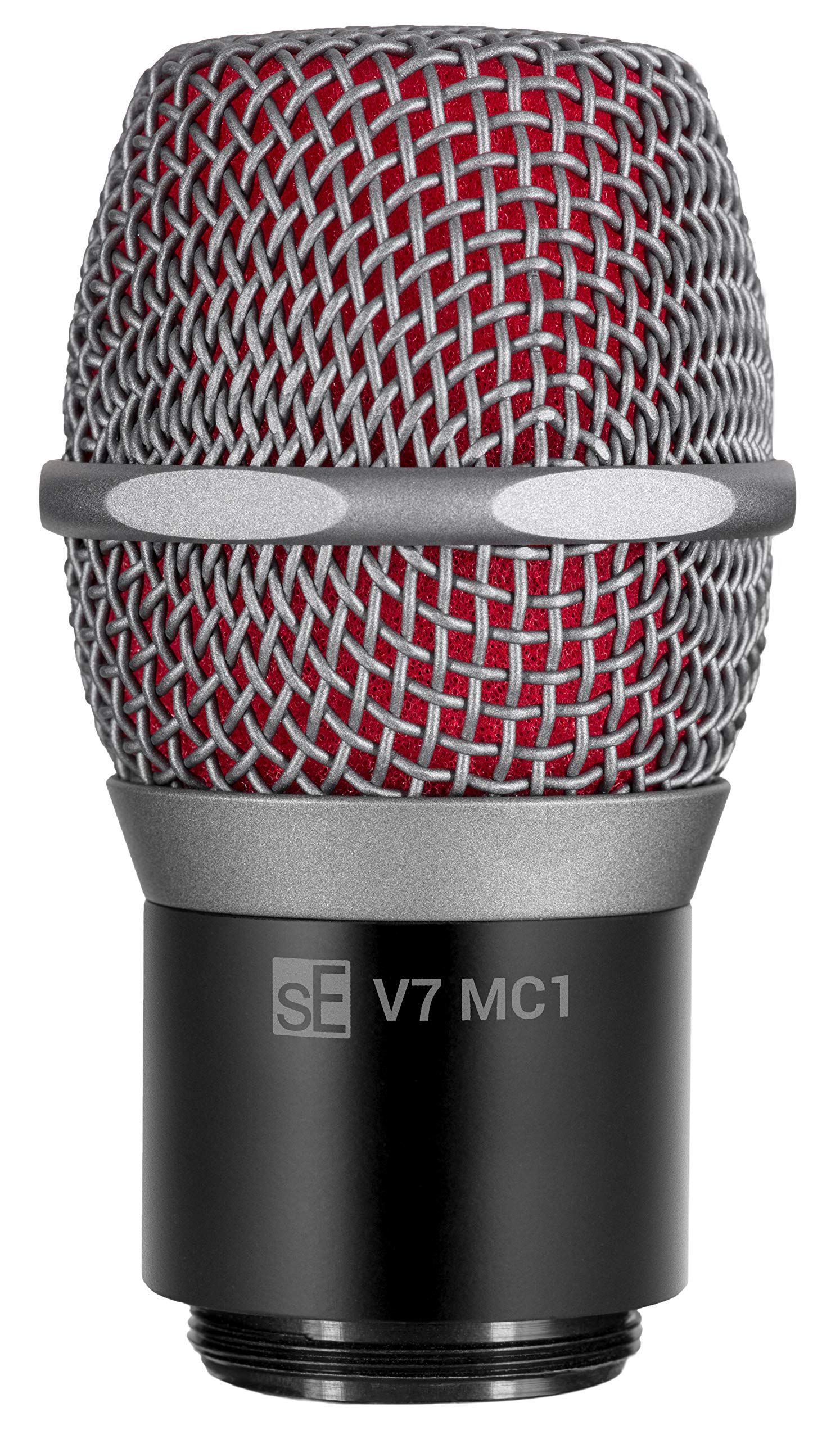 SE ELECTRONICS V7 MC1 Wireless Microphone Capsule - Compatible with Shure Wireless Transmitters - Professional Dynamic Microphone for Singing, Speech & Music Studio Recording (Black)