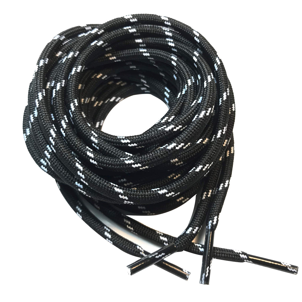 B&Q 3 Pairs Heavy Duty Round Boot Laces Shoelaces for Hiking Walking Construction Safety Work Boots Shoes