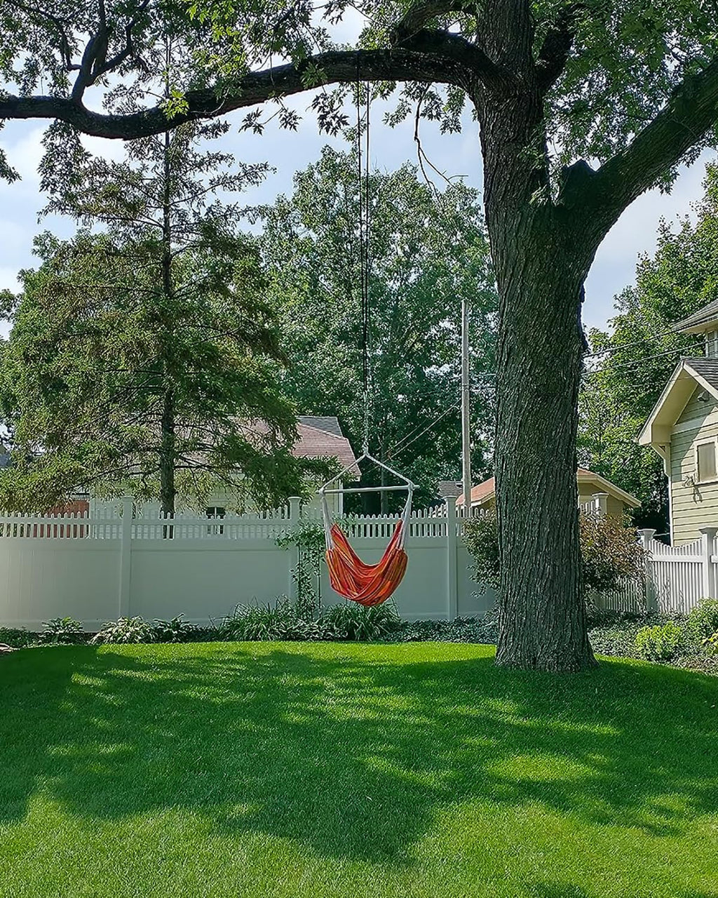ADVOKAIR Hammock Chair Large 70.9"x47.2", 32% Bigger XXL Hanging Swing Chair with 500lbs Capacity, Heavy Duty Steel Spreader Bar, Extra Roomy Comfort for Adult Indoor Outdoor Bedroom Patio