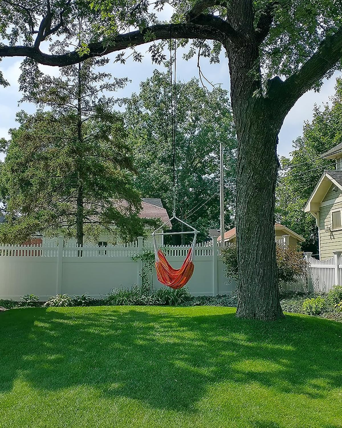 ADVOKAIR Hammock Chair Large 70.9"x47.2", 32% Bigger XXL Hanging Swing Chair with 500lbs Capacity, Heavy Duty Steel Spreader Bar, Extra Roomy Comfort for Adult Indoor Outdoor Bedroom Patio