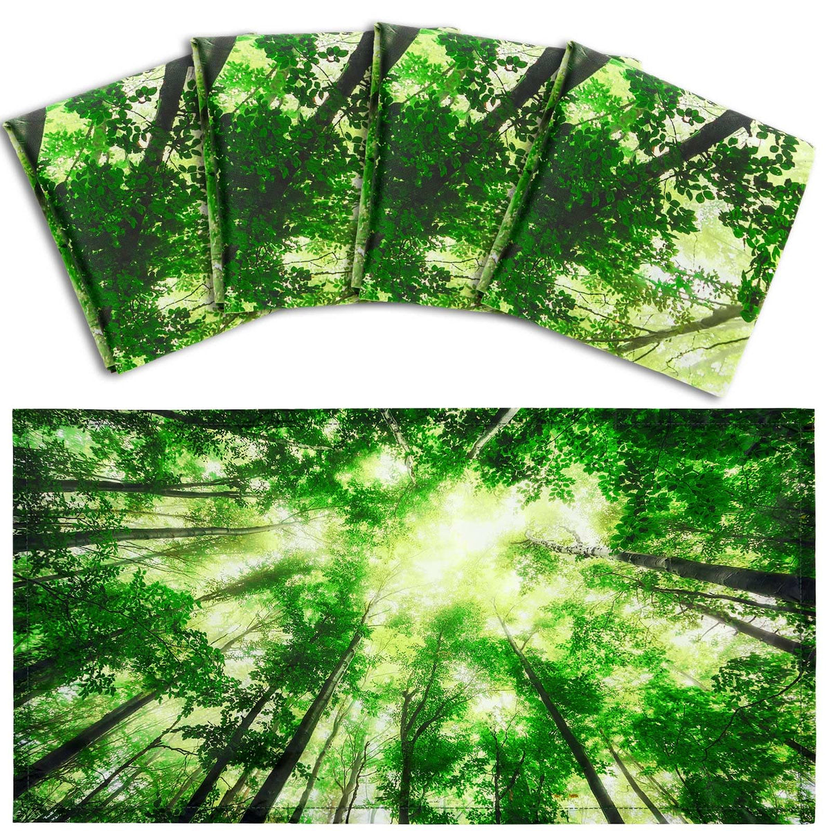 Hortsun 4 Pack Fluorescent Light Covers 4 x 2 Feet Magnetic Light Cover for Drop Ceiling, Fluorescent Ceiling Shade Filters for Office Classroom Home Hospital Decor(Beach)