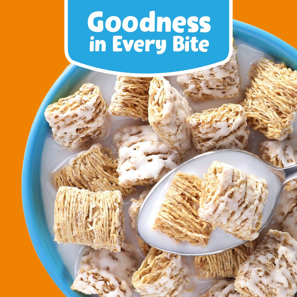 Kellogg's Frosted Mini-Wheats Cold Breakfast Cereal, High-Fiber, Whole Grain, Family Size, Original, 24oz Box (1 Box)