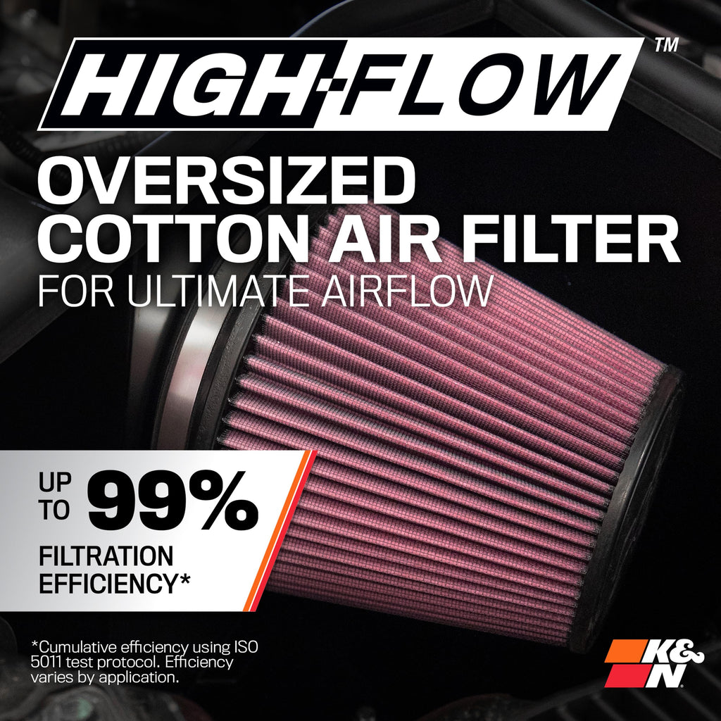 K&N Cold Air Intake System: High-Flow Air Filter, Increase Performance & Towing: Compatible with 2009-2014 Chevy/GMC/Cadillac Silverado, Suburban, Tahoe, Sierra, Yukon, Escalade, Avalanche, 57-3070
