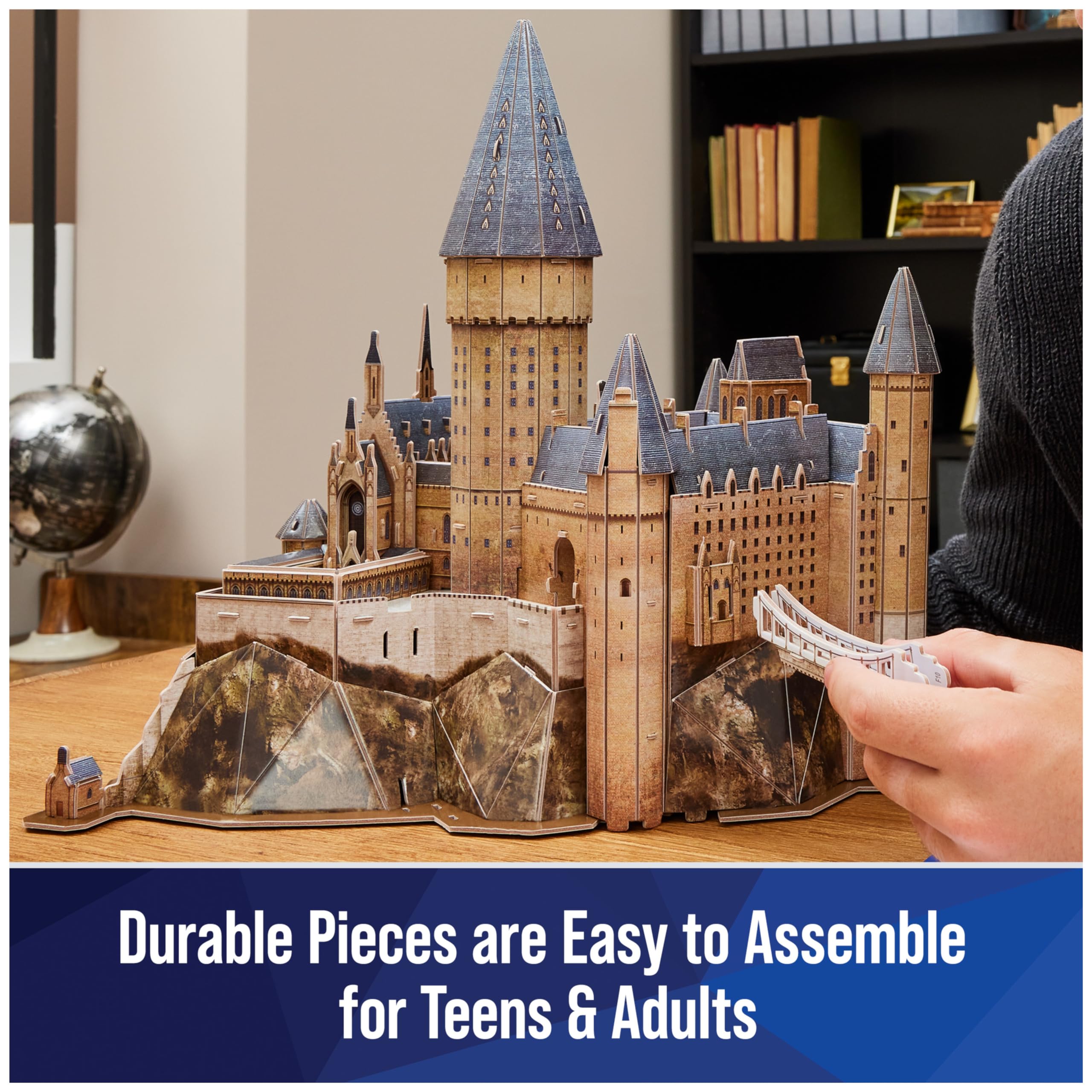 4D Build, Harry Potter Hogwarts Express 3D Model Kit, Harry Potter Collectibles & Desk Decor, Adult Puzzle, Building Toys, 181 Pieces, 3D Puzzles, Gift Ideas for Ages 12 & Up