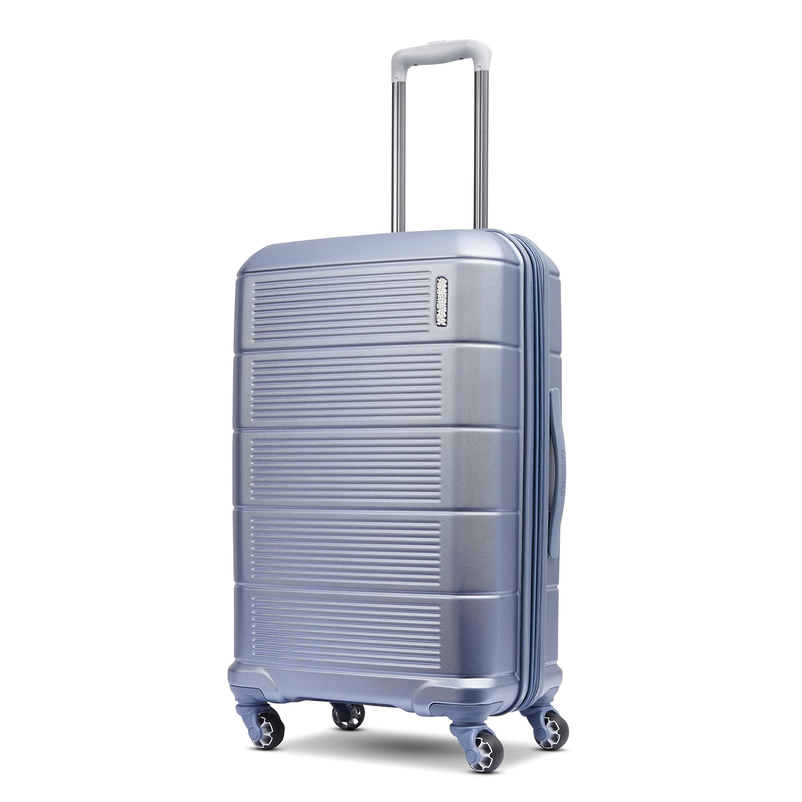 American Tourister Stratum 2.0 Expandable Hardside Luggage with Spinner Wheels, 2-Piece Set 20/28, Blue