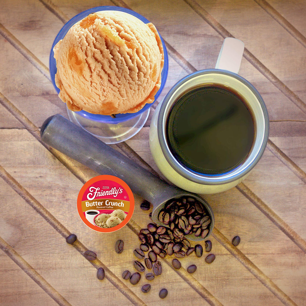 Friendly's Coffee Pods Assorted Flavored Ice Cream Variety Pack Compatible with Keurig K Cup Brewers, Assorted Variety Pack, 40 Count (Pack of 1)