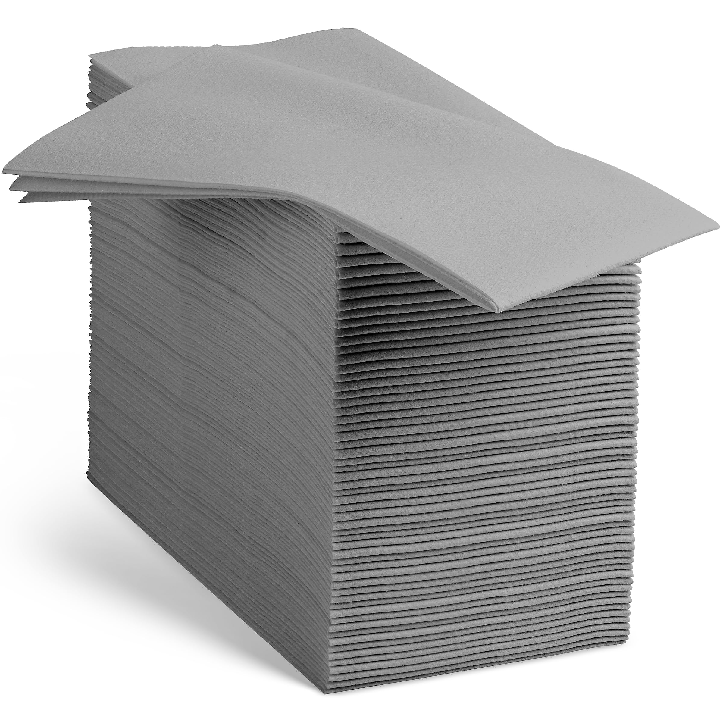 100 Linen-Feel Colored Paper Napkins - Decorative Cloth-Like Beige Dinner Napkins - Soft And Absorbent. For Kitchen, Party, Wedding, Bathroom Or Any Occasion. (Pack of 100)