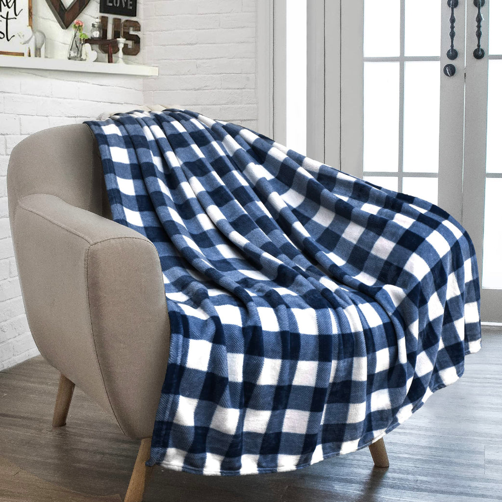 Pavilia Patriotic Blanket - American National Flag Throw Blanket for Sofa Couch Bed, Soft Microfiber Fleece Reversible, USA Military Veteran July 4th Gift - 50 x 60 Inches
