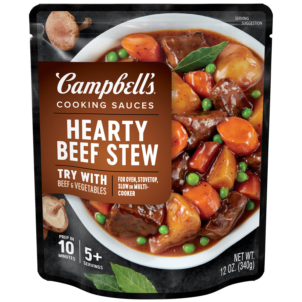 Campbell's Cooking Sauces, Savory Marsala, 11 Oz Pouch