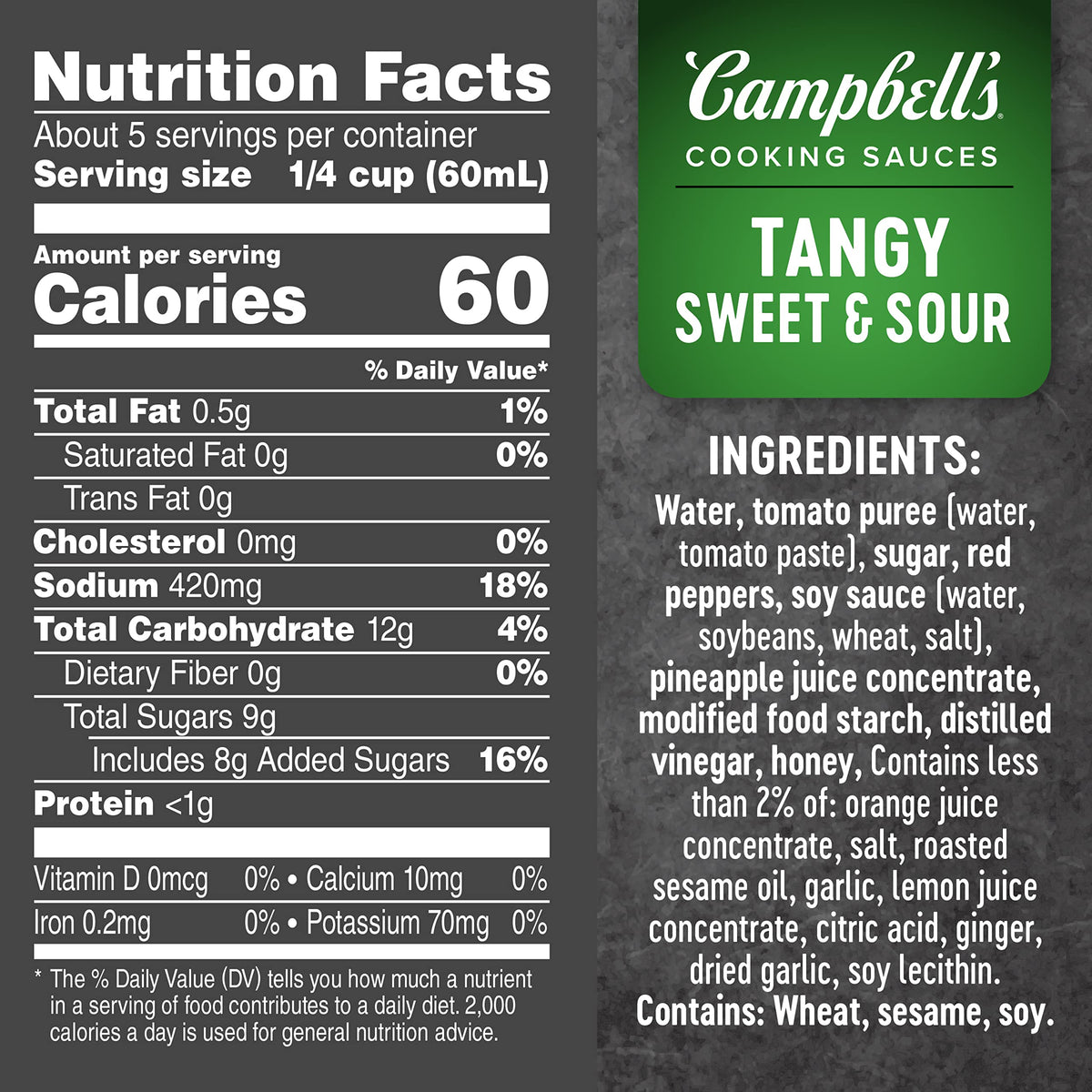 Campbell's Cooking Sauces, Savory Marsala, 11 Oz Pouch