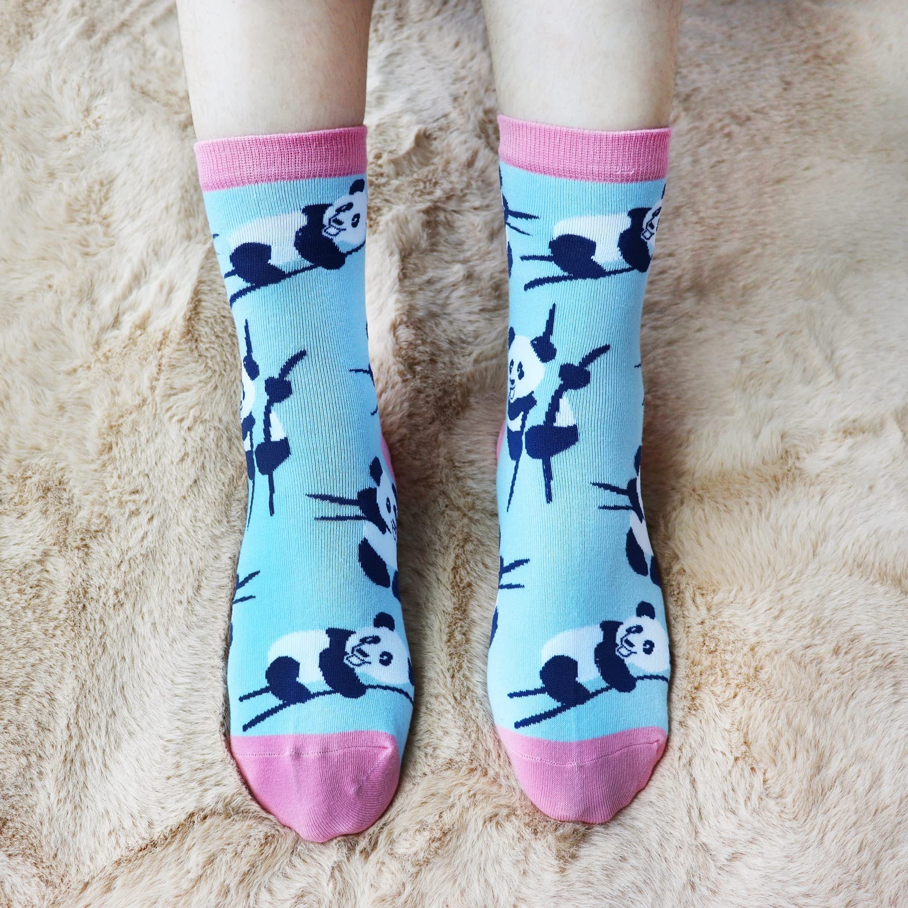 Jeasona Women's Cute Socks Funny Christmas Birthday Gifts for Women Mom Teenage Girls