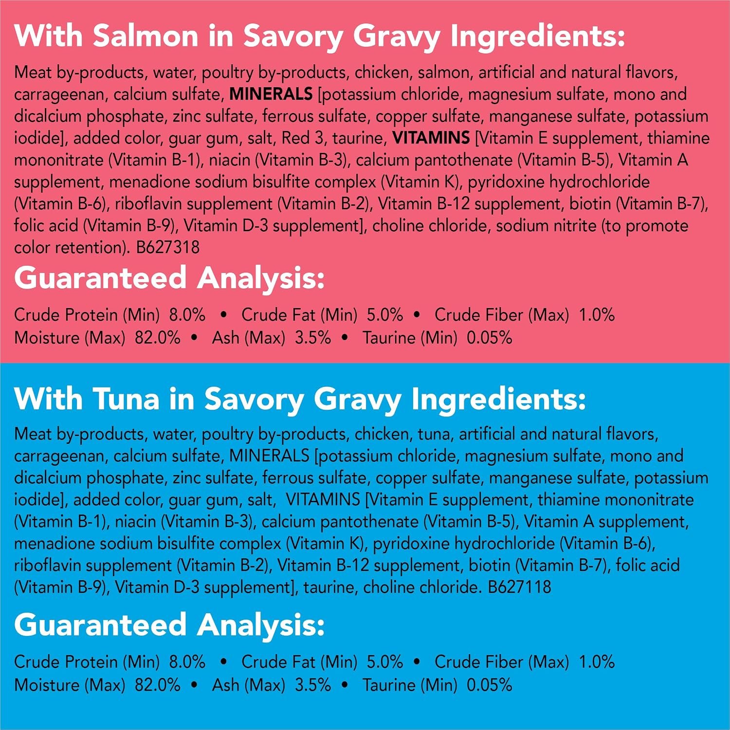 Purina Friskies Pate Wet Cat Food Variety Pack, Extra Gravy Pate Chicken, Turkey, Salmon & Tuna - (24) 5.5 oz. Cans