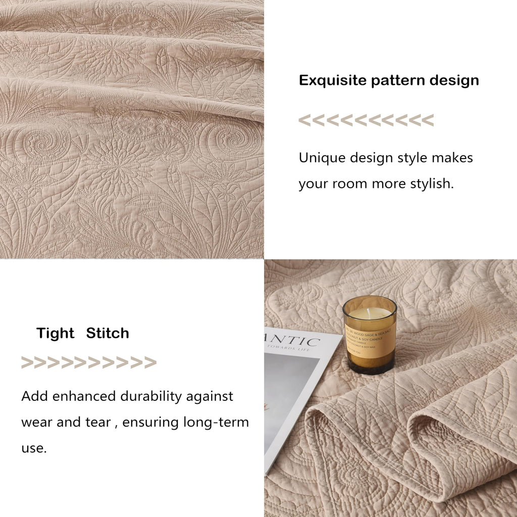 Yellow Quilts Queen Size, Paisley Comforter Set Queen Cotton Bed, Yellow Grey White Comforter, Striped Bedding Queen Size, Lightweight Luxury Bedspread,3 Piece