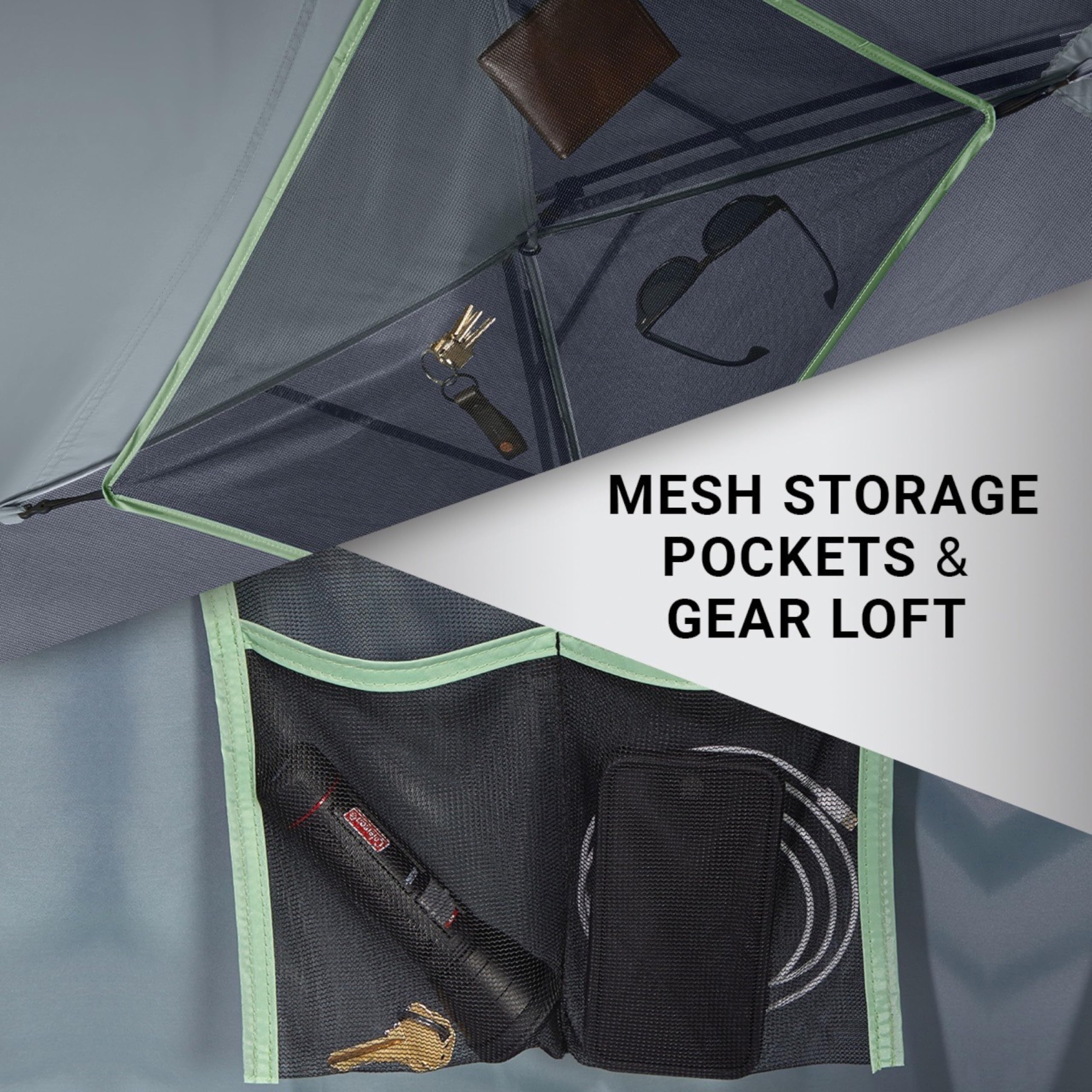 Coleman Skydome Camping Tent with 5 Minute Setup, 2/4/6/8 Person Weatherproof Tent with Rainfly & Carry Bag, 20% More Headroom Than Traditional Canopies