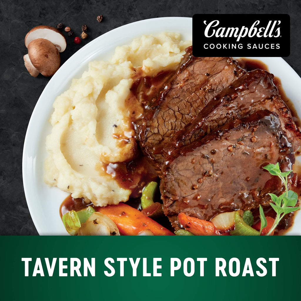 Campbell's Cooking Sauces, Hearty Beef Stew, 12 Oz Pouch