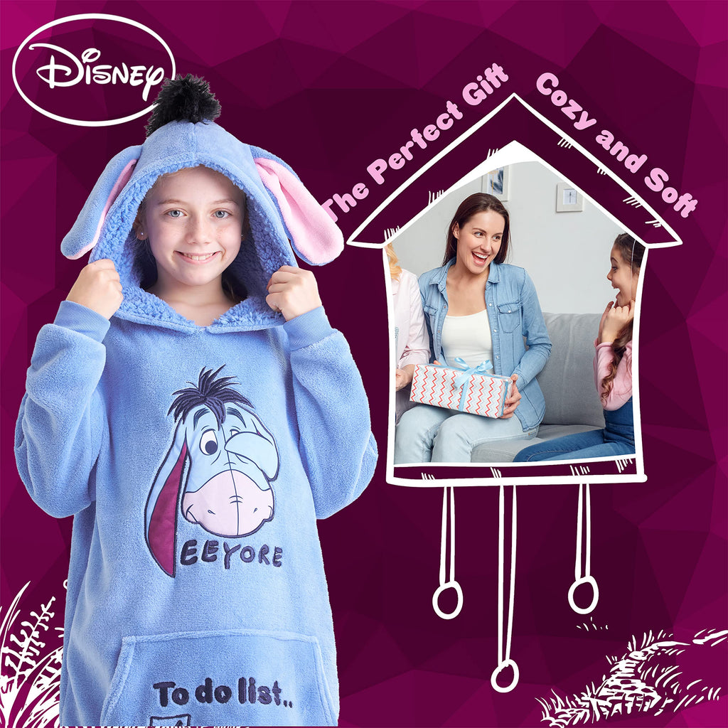 Disney Stitch Blanket Hoodie for Kids Cozy Fleece Wearable Blanket Stitch Gifts